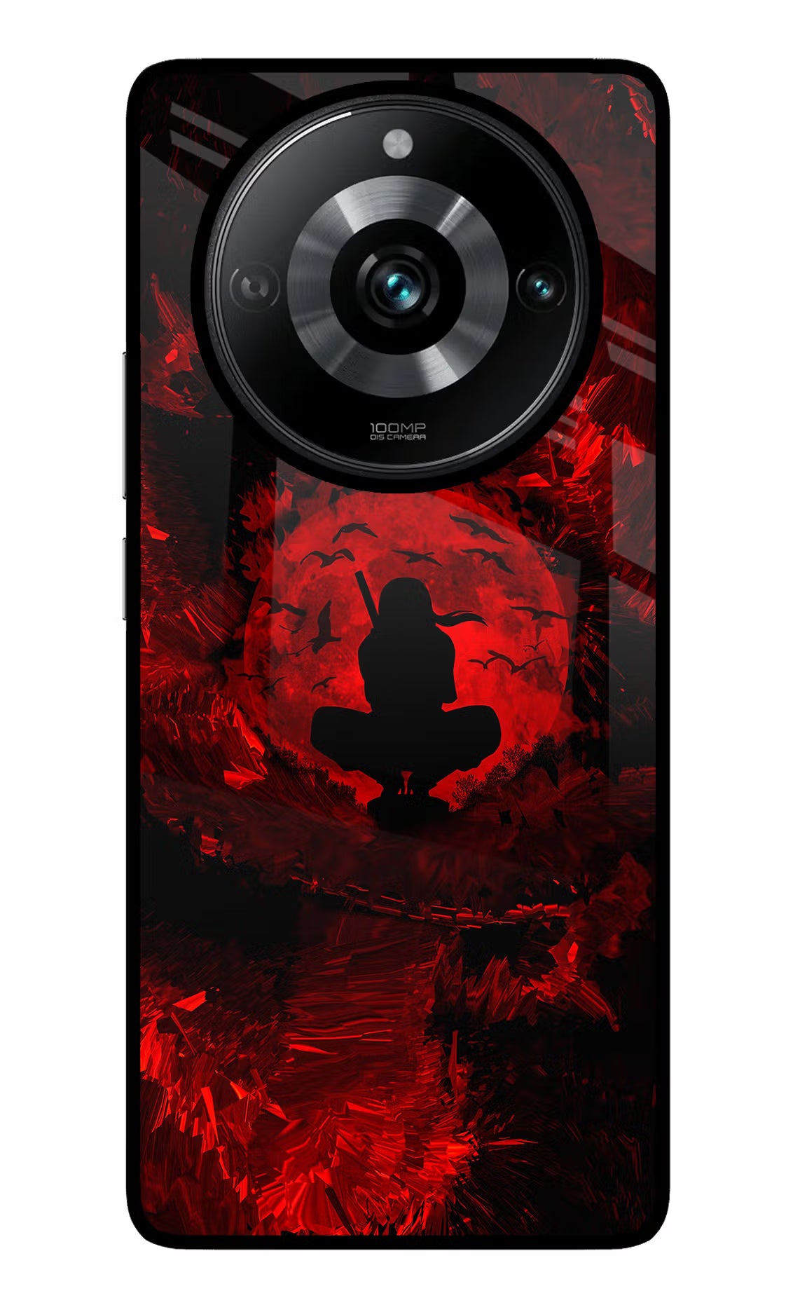 Itachi Uchiha Realme Narzo 60 Pro Glass Case Back Cover by Casekaro