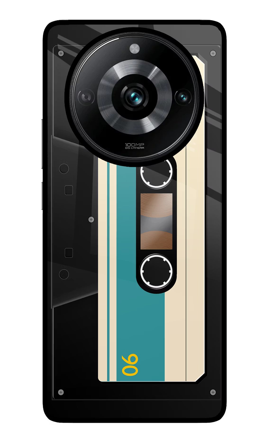Cassette Realme Narzo 60 Pro Glass Case Back Cover by Casekaro