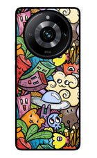Veggie Doodle Realme Narzo 60 Pro Glass Case