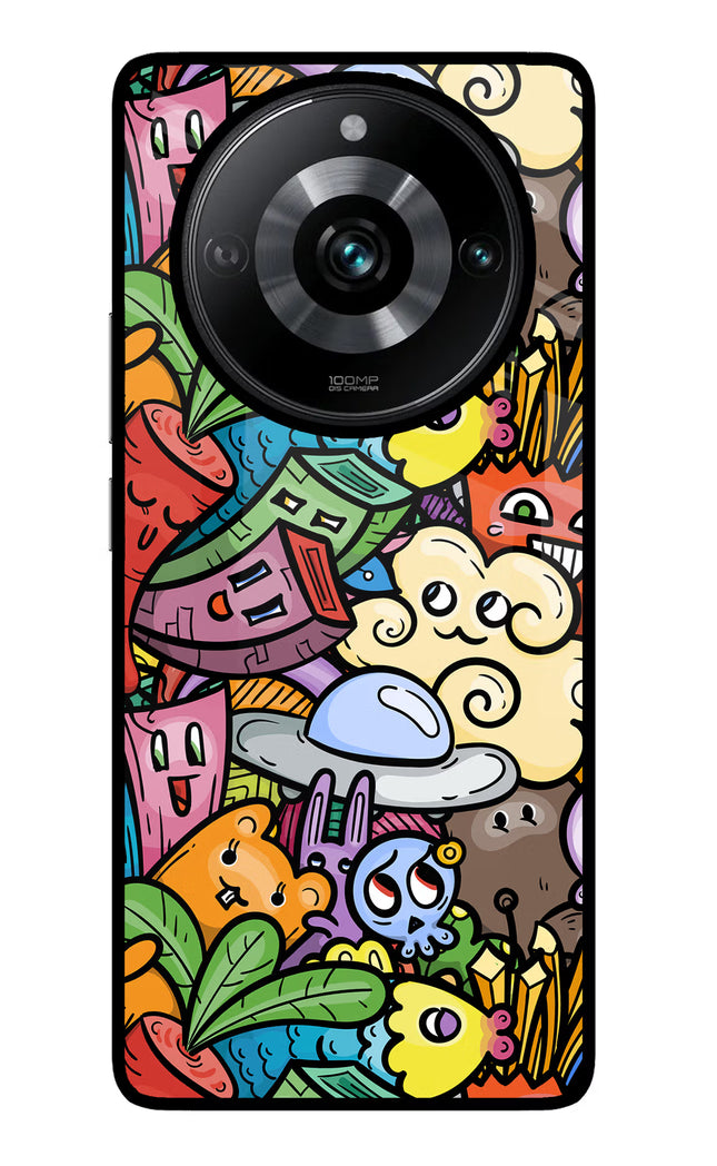 Veggie Doodle Realme Narzo 60 Pro Glass Case