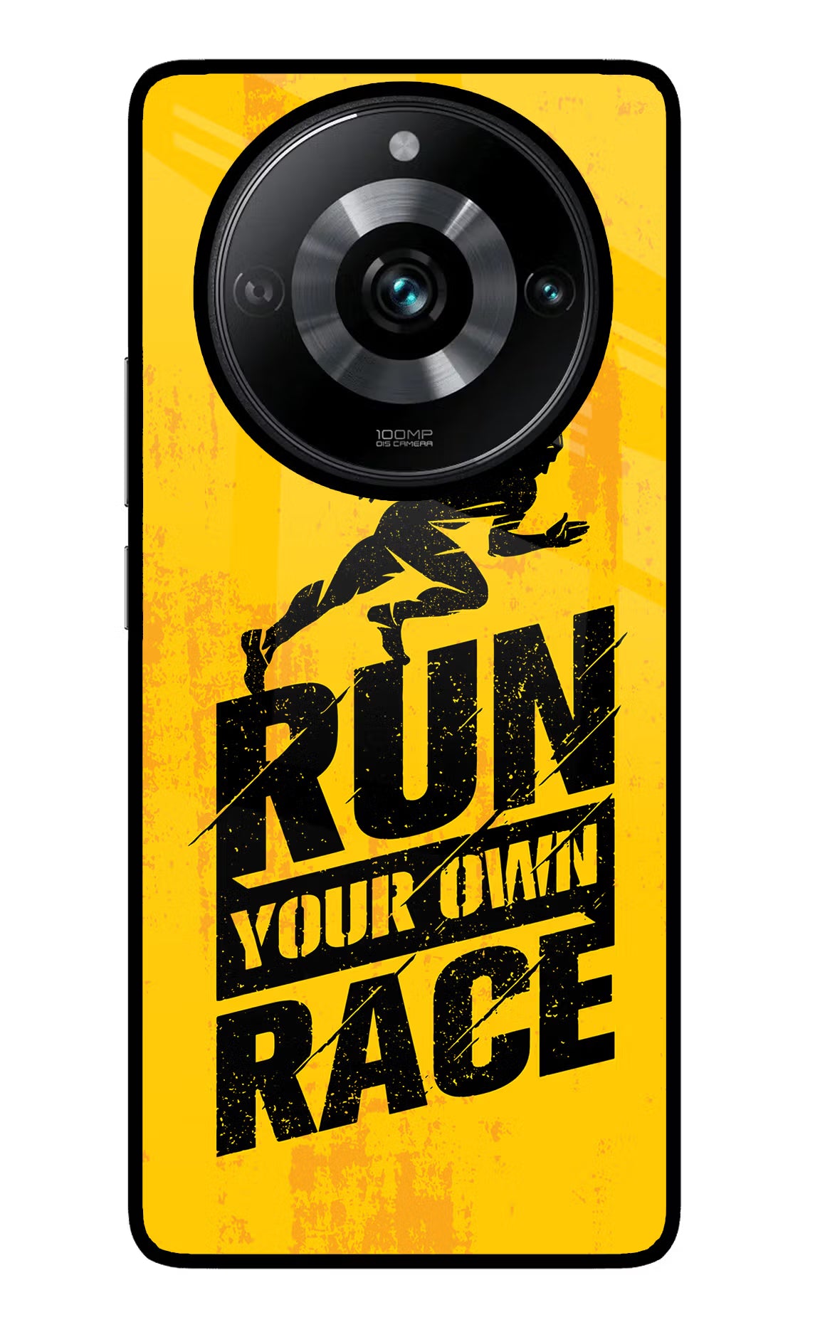 Run Your Own Race Realme Narzo 60 Pro Glass Case Back Cover by Casekaro