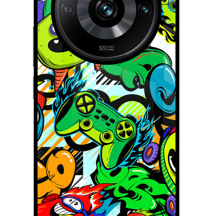 Game Doodle Realme Narzo 60 Pro Glass Case