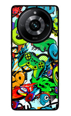 Game Doodle Realme Narzo 60 Pro Glass Case
