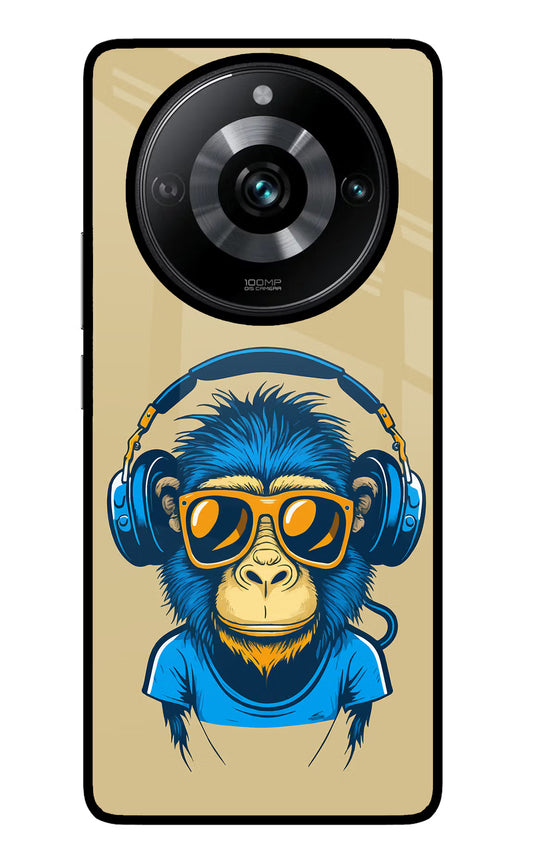 Monkey Headphone Realme Narzo 60 Pro Glass Case