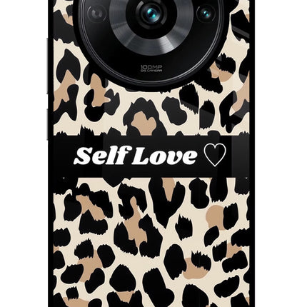 Leopard Print Self Love Realme Narzo 60 Pro Glass Case