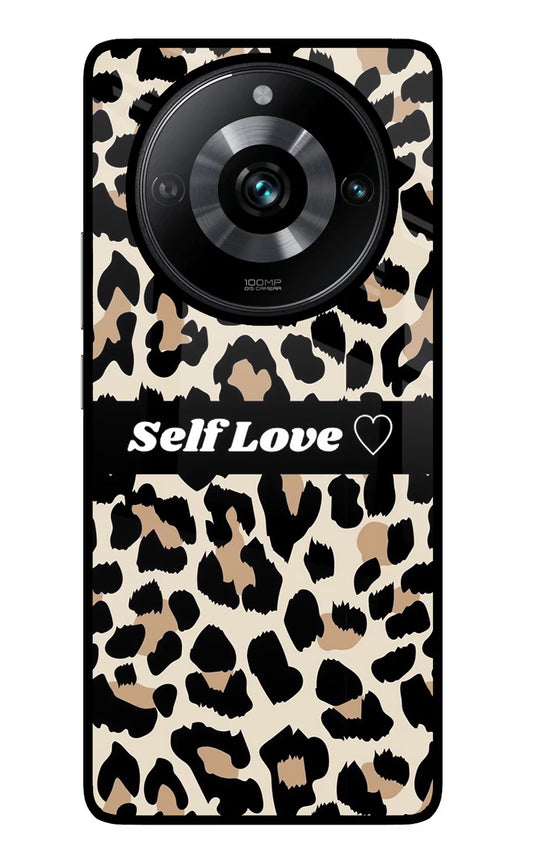 Leopard Print Self Love Realme Narzo 60 Pro Glass Case