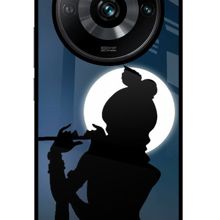 Shri Krishna Silhouette Realme Narzo 60 Pro Glass Case