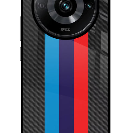 BMW Stripes Pattern Realme Narzo 60 Pro Glass Case