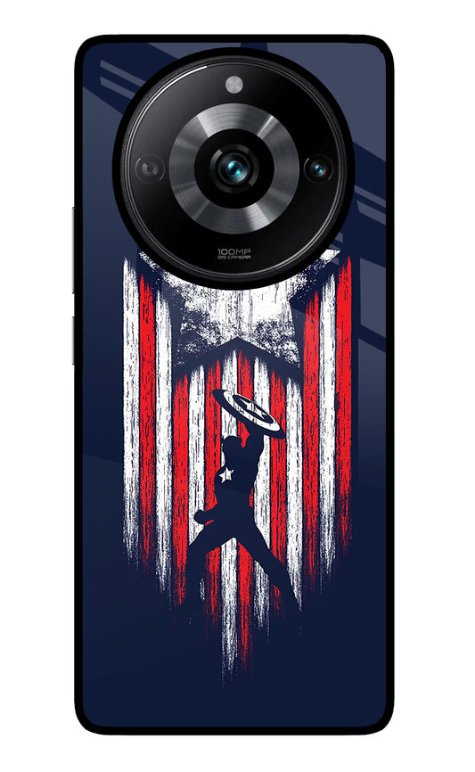 Captain America Marvel Art Realme Narzo 60 Pro Glass Case