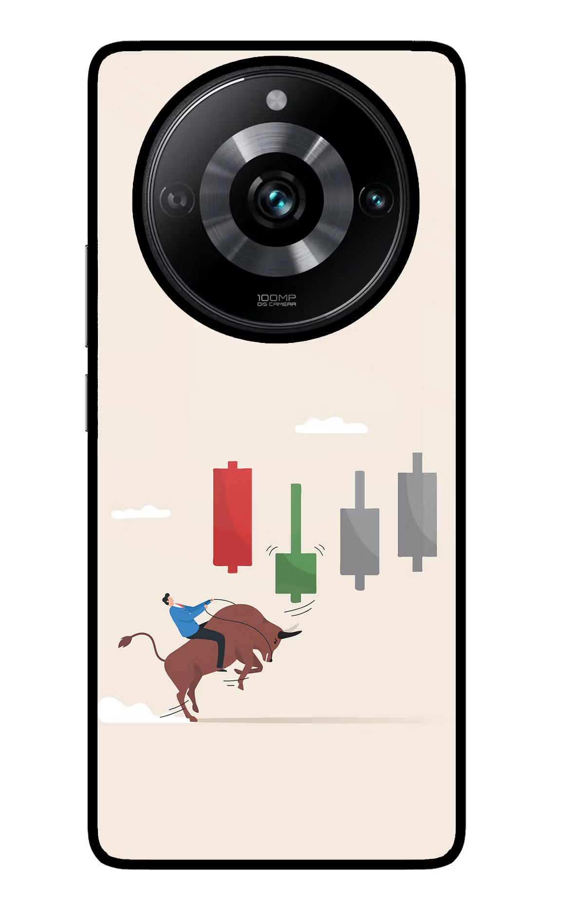 Bull Trading Momentum Realme Narzo 60 Pro Glass Case