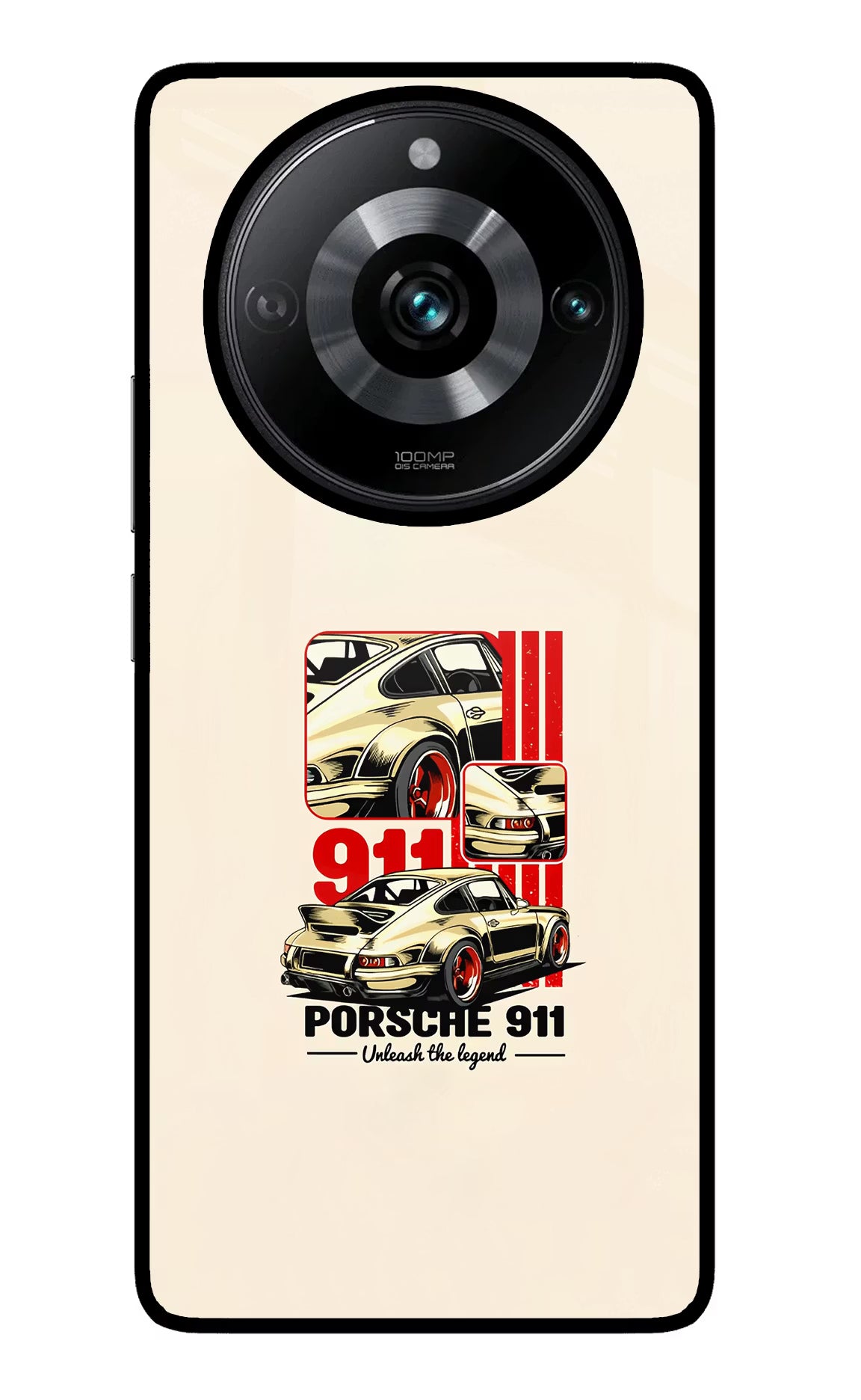 Classic Porsche 911 Realme Narzo 60 Pro Glass Case Back Cover by Casekaro