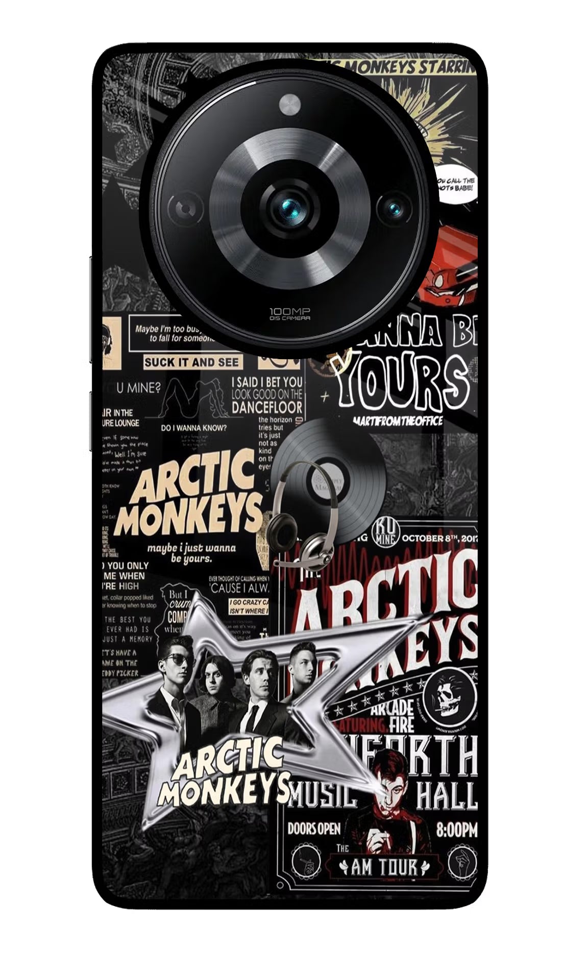 Arctic Monkeys Realme Narzo 60 Pro Glass Case Back Cover by Casekaro