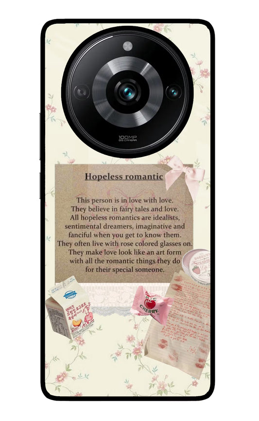 Hopeless Romantic Realme Narzo 60 Pro Glass Case