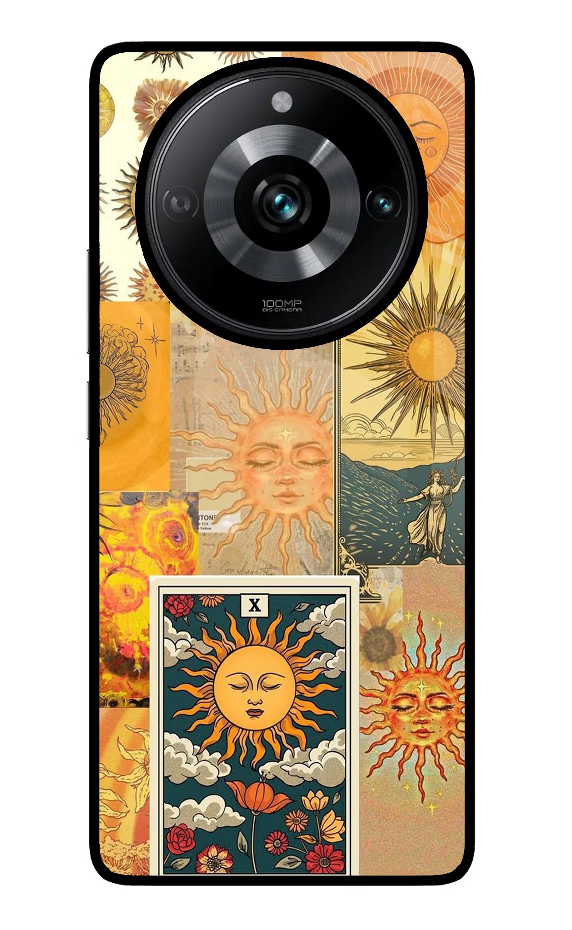 Sun Realme Narzo 60 Pro Glass Case Back Cover by Casekaro