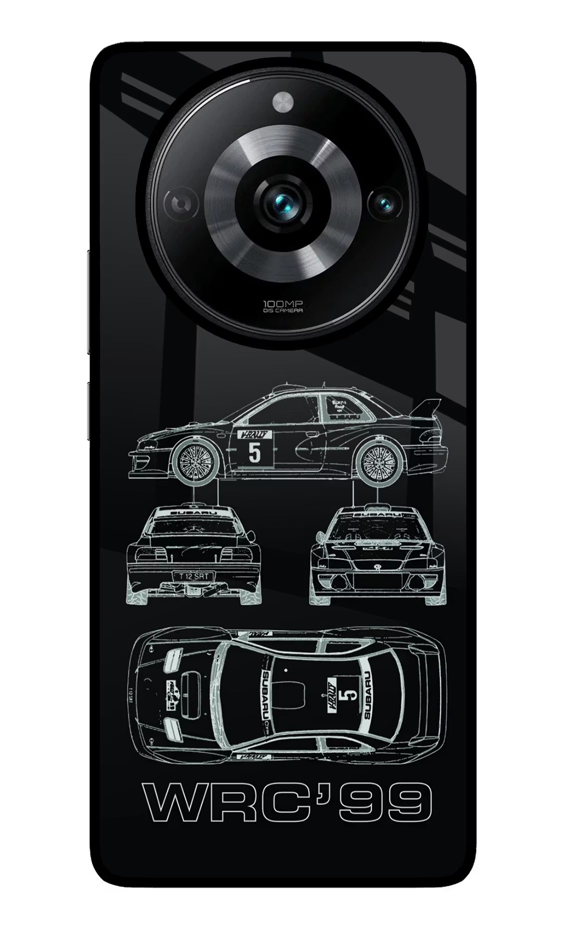 WRC'99 Realme Narzo 60 Pro Glass Case Back Cover by Casekaro