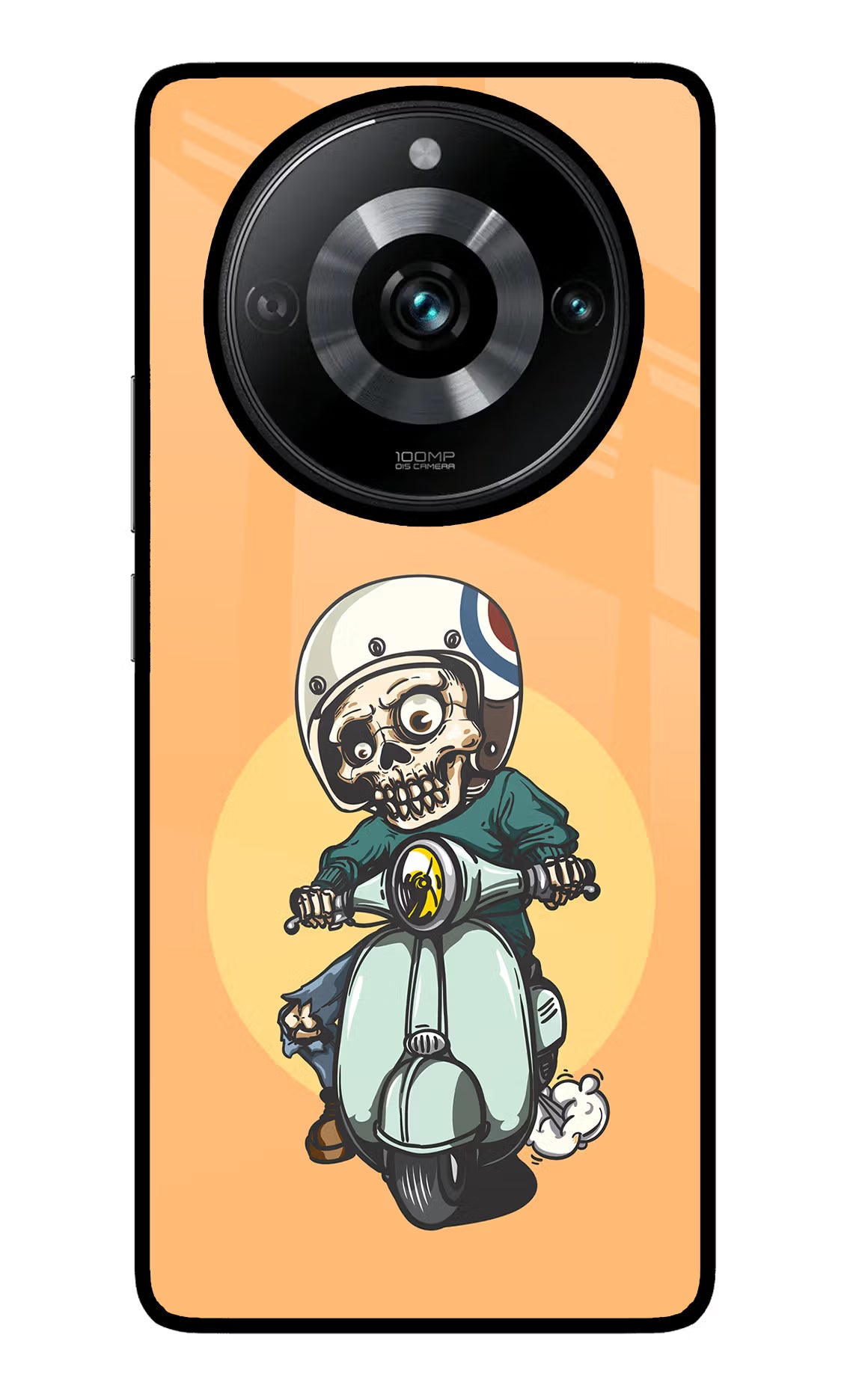 Undead Biker Realme Narzo 60 Pro Glass Case Back Cover by Casekaro