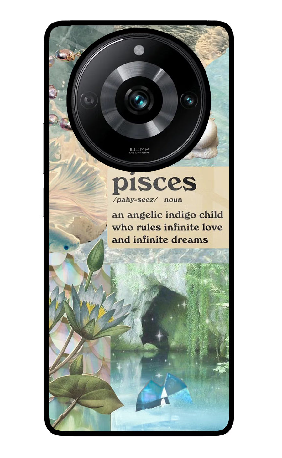Pisces Zodiac Realme Narzo 60 Pro Back Cover, Glass case