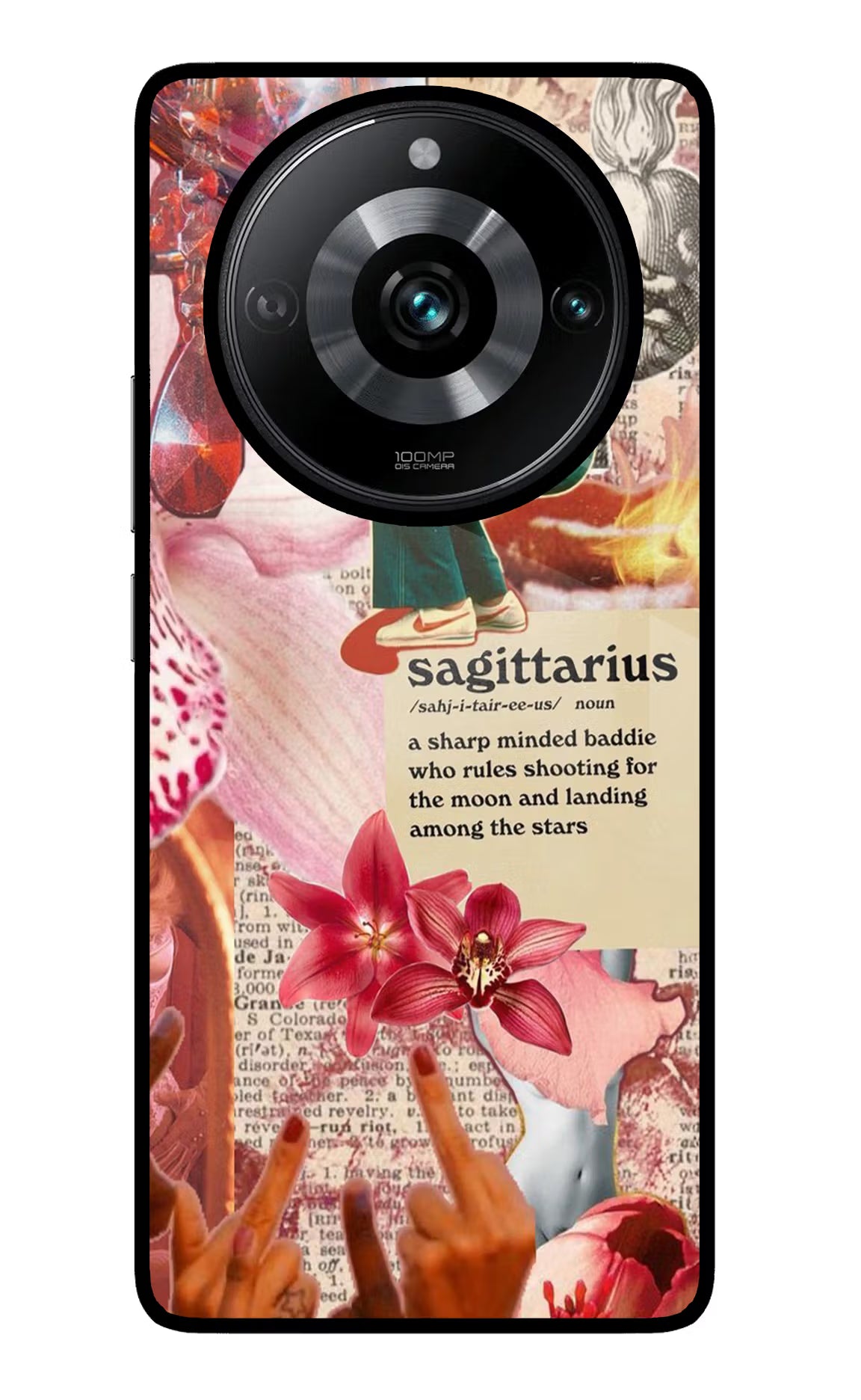 Sagittarius Zodiac Realme Narzo 60 Pro Glass Case Back Cover by Casekaro