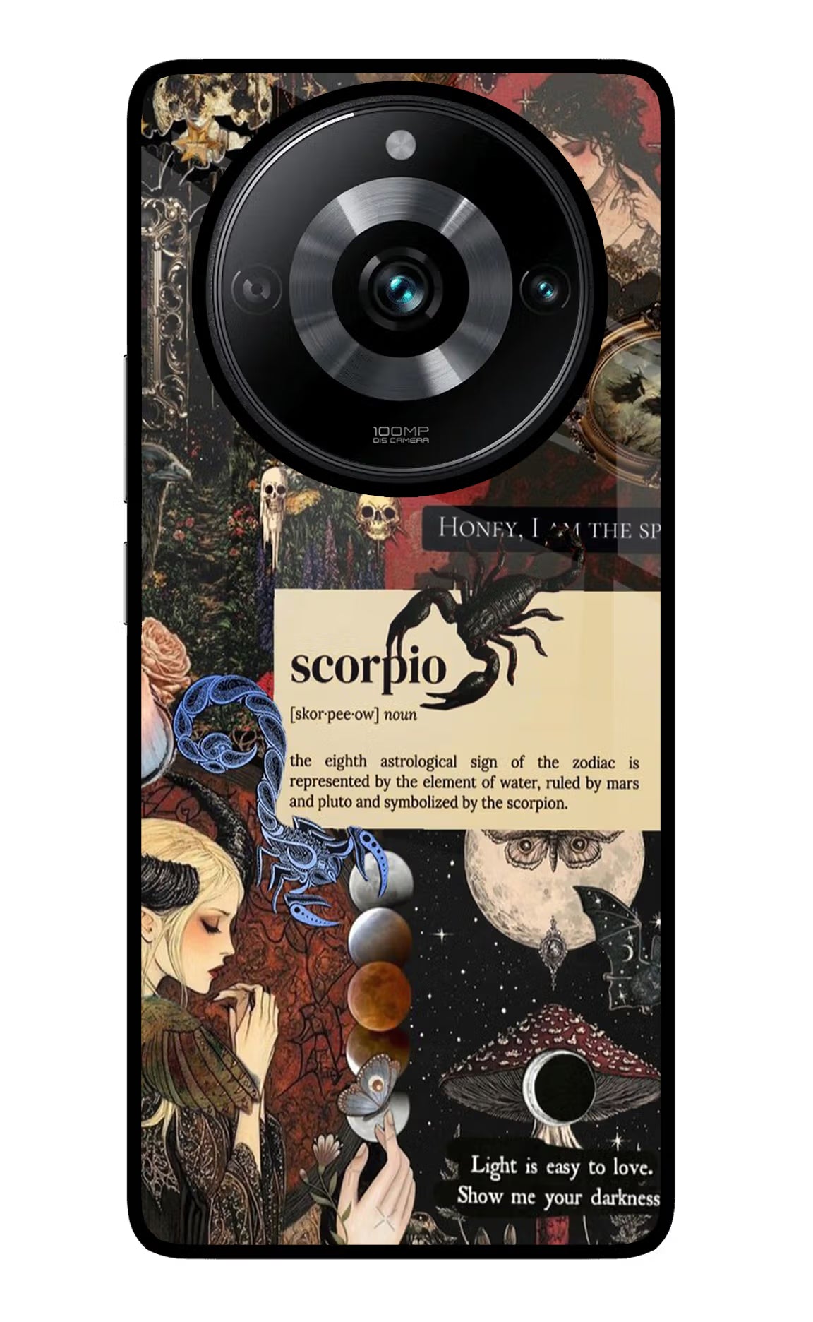 Scorpio Zodiac Realme Narzo 60 Pro Glass Case Back Cover by Casekaro