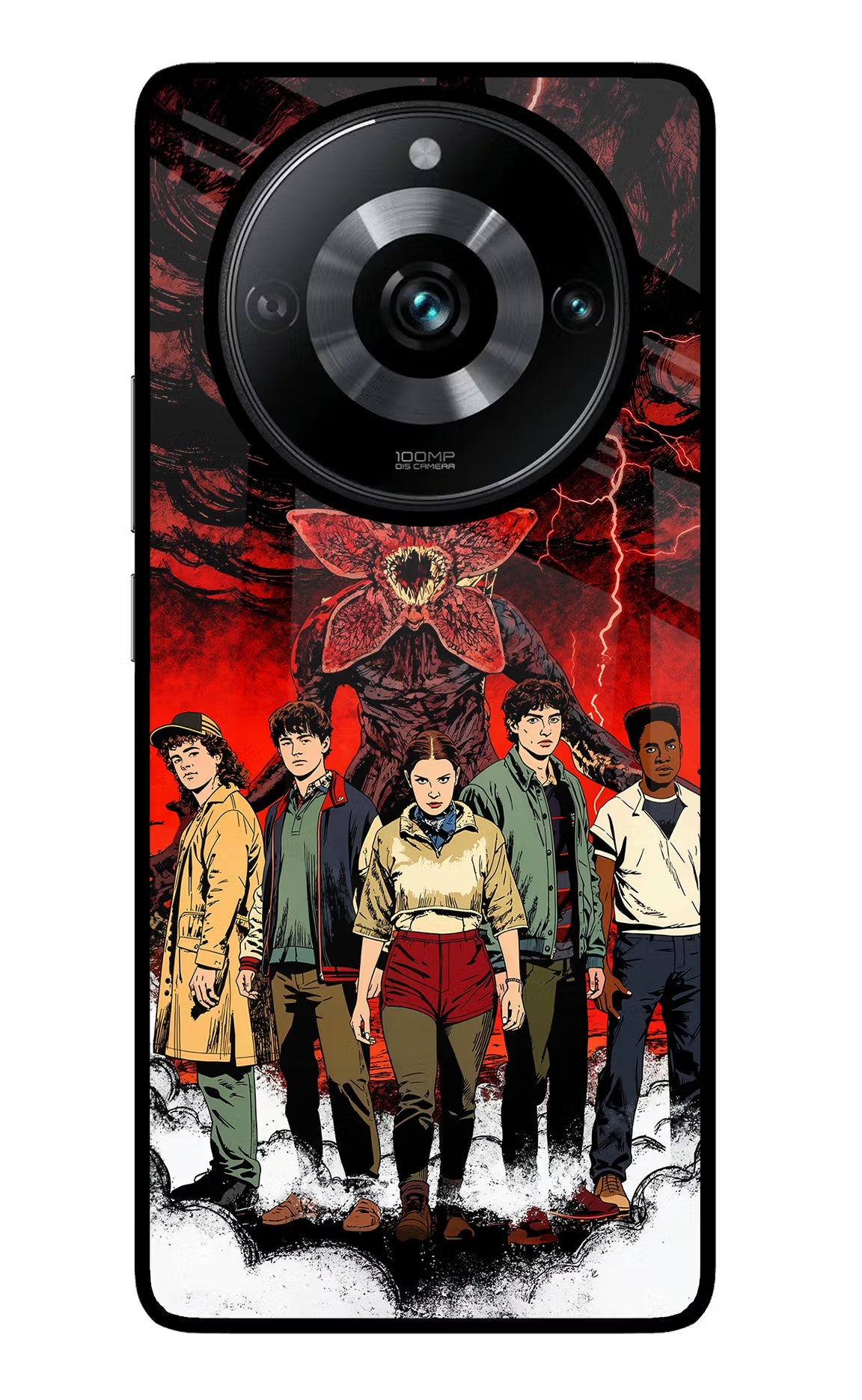 Ordinary Things Characters Realme Narzo 60 Pro Glass Case Back Cover by Casekaro