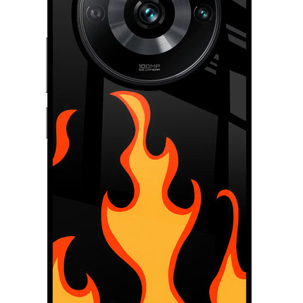 Fired Up – Black Realme Narzo 60 Pro Glass Case