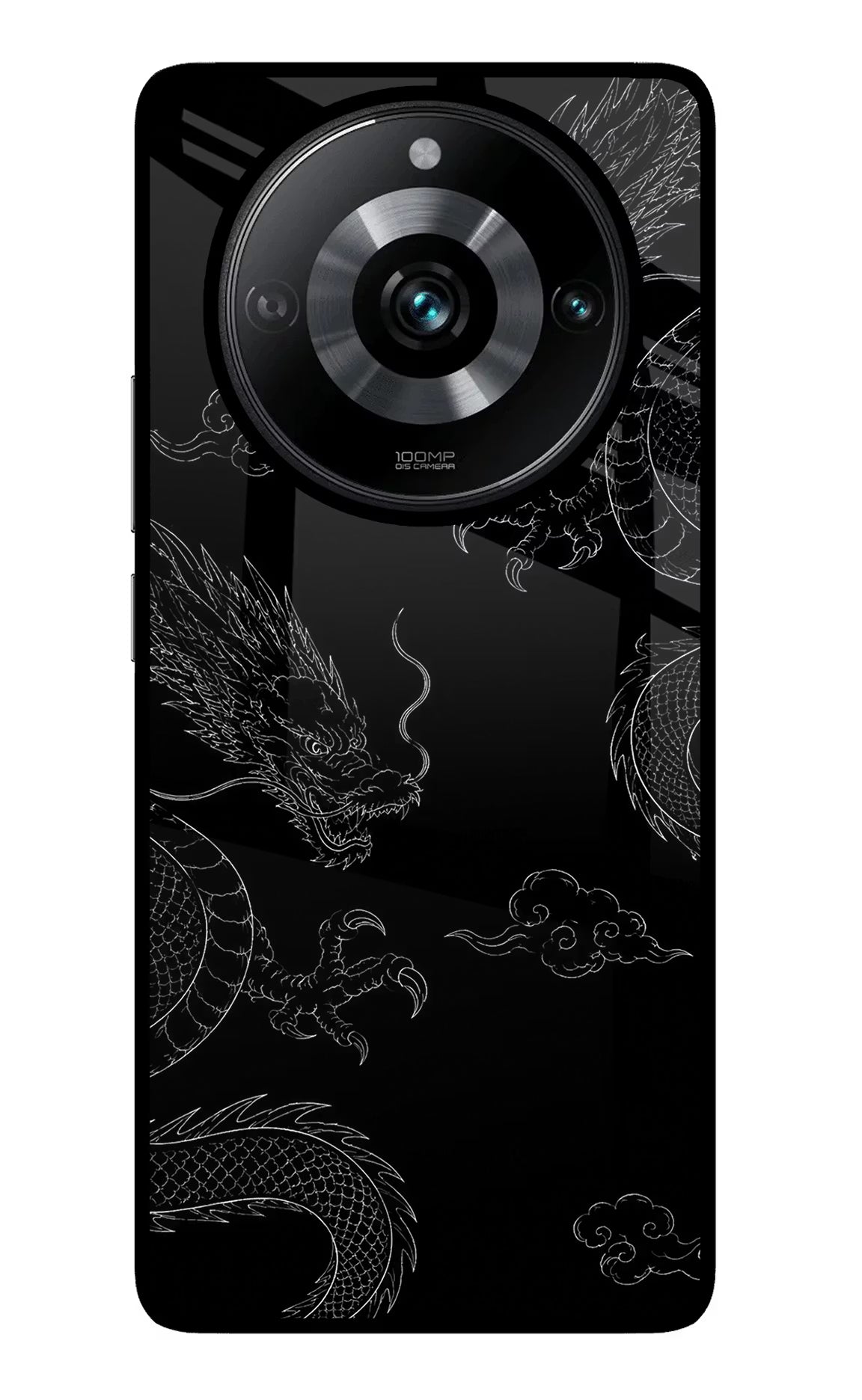Twin Dragons Realme Narzo 60 Pro Glass Case Back Cover by Casekaro