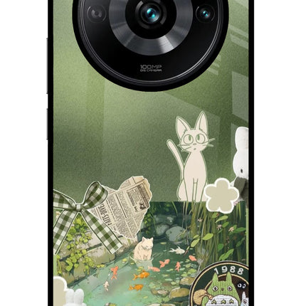 Aesthetic anime Realme Narzo 60 Pro Glass Case