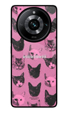 Pink Cats Realme Narzo 60 Pro Glass Case