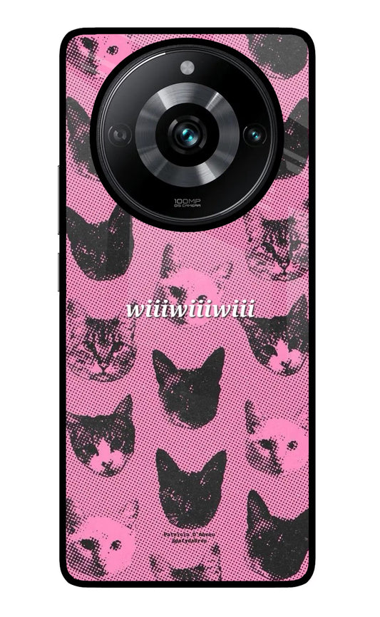 Pink Cats Realme Narzo 60 Pro Glass Case