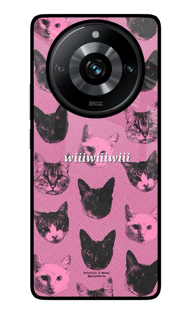 Pink Cats Realme Narzo 60 Pro Glass Case