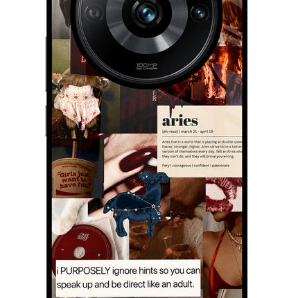 Zodiac Aries Realme Narzo 60 Pro Glass Case