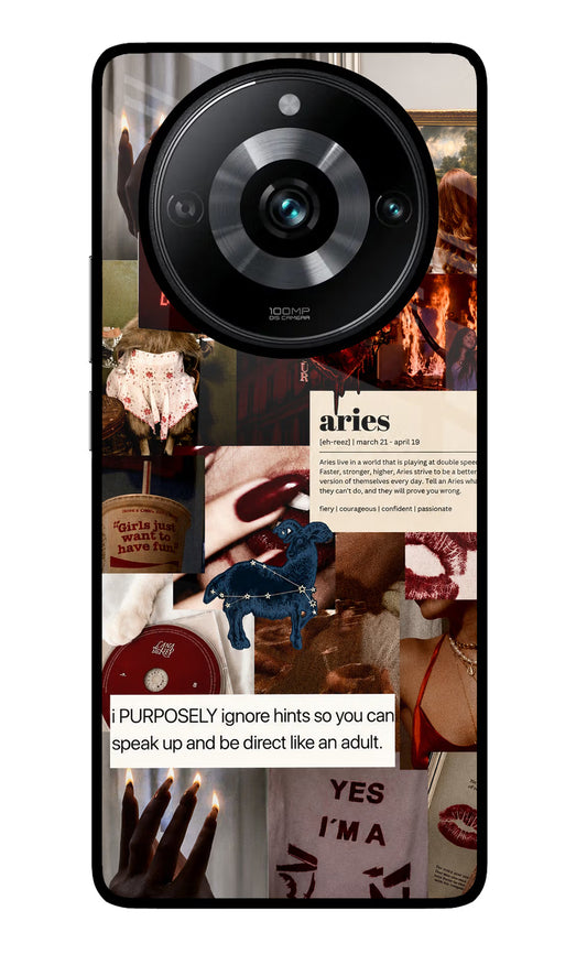 Zodiac Aries Realme Narzo 60 Pro Glass Case