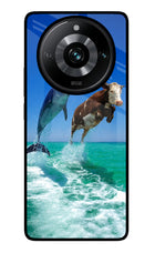 Dolphin vs Cow Realme Narzo 60 Pro Glass Case