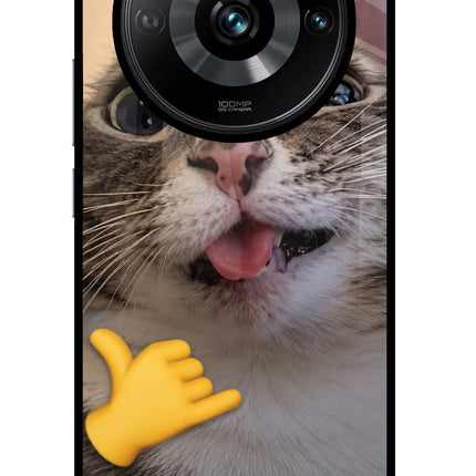 Silly Cat Call Realme Narzo 60 Pro Glass Case