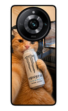 Gamer Cat Energy Realme Narzo 60 Pro Glass Case