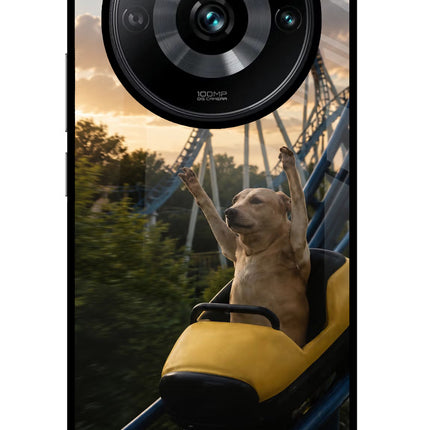 Rollercoaster Dog Realme Narzo 60 Pro Glass Case