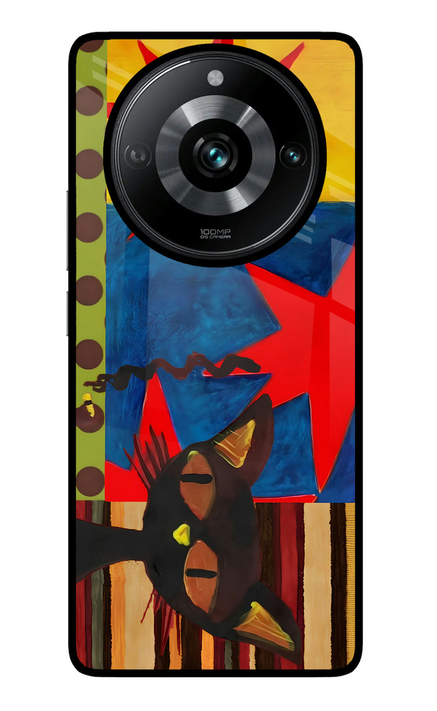 Pop Cat Realme Narzo 60 Pro Back Cover, Glass case
