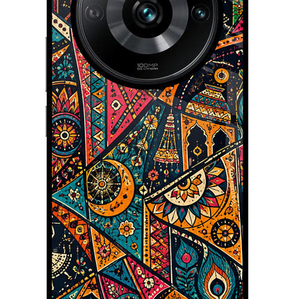 Folk Print Realme Narzo 60 Pro Glass Case