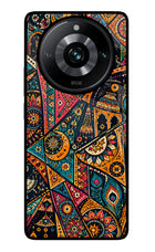 Folk Print Realme Narzo 60 Pro Glass Case