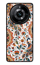 White Mayura Realme Narzo 60 Pro Glass Case