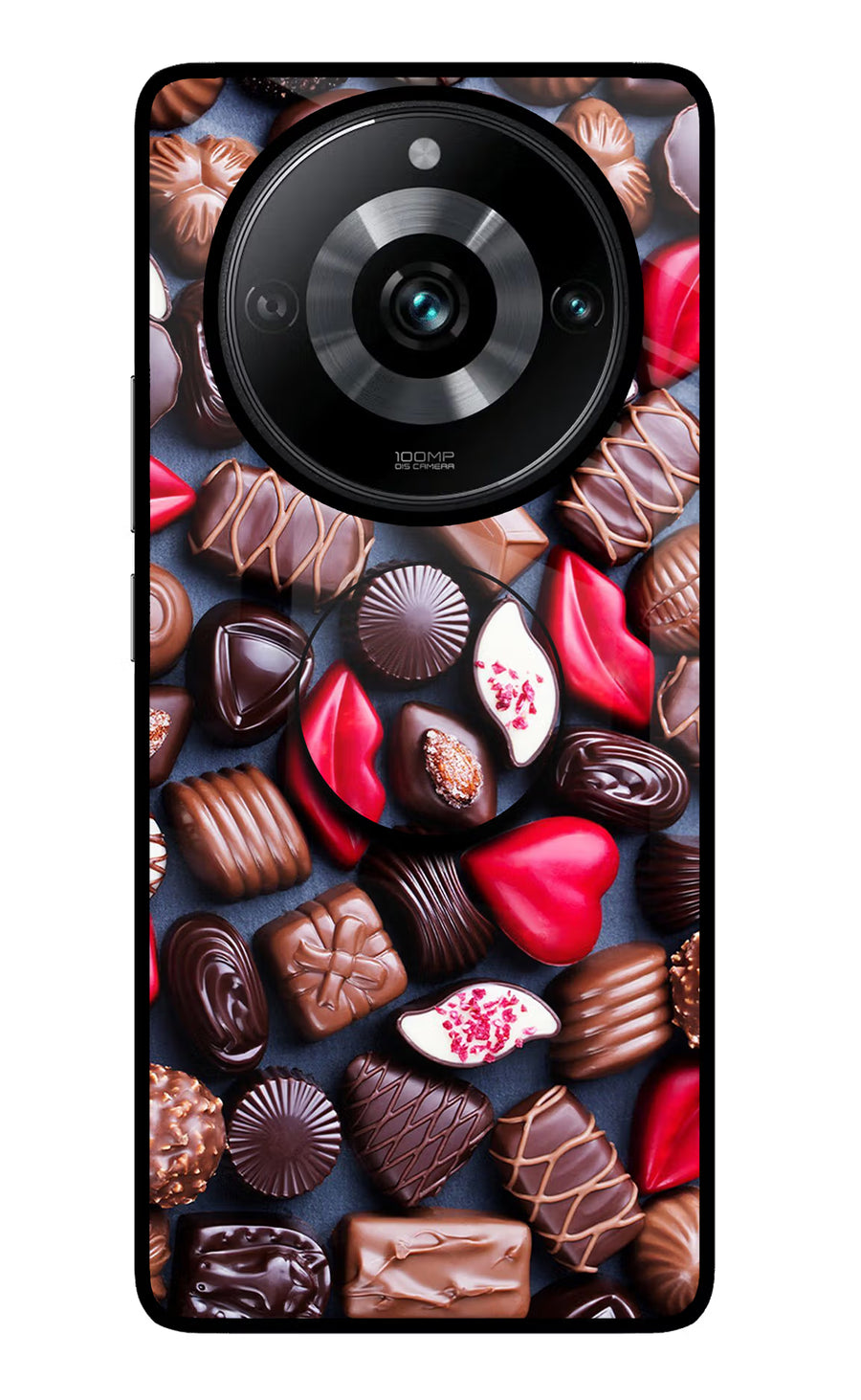 Chocolates Realme Narzo 60 Pro Pop Case, Glass case
