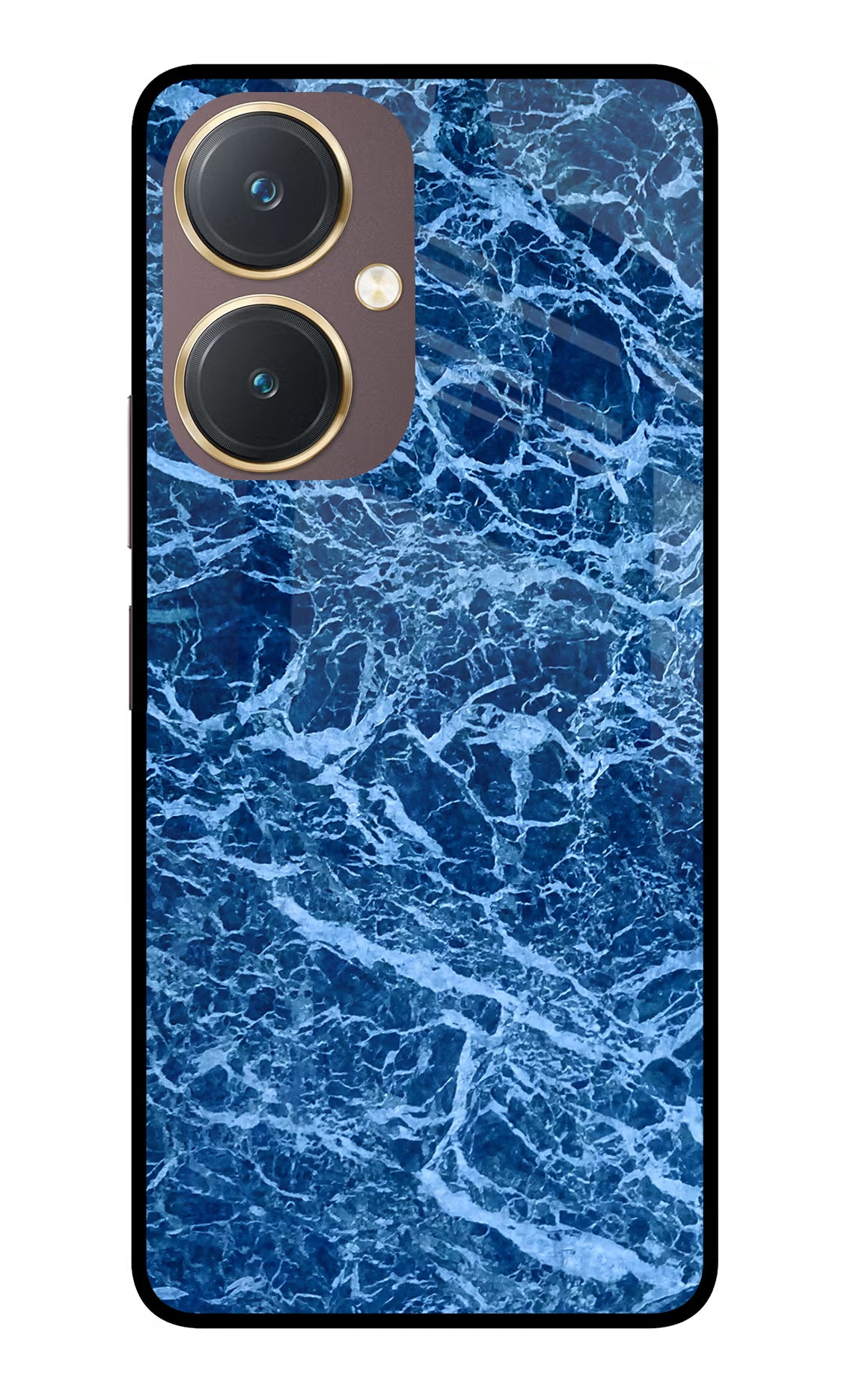 Blue Marble Vivo Y27 Glass Case Back Cover by Casekaro