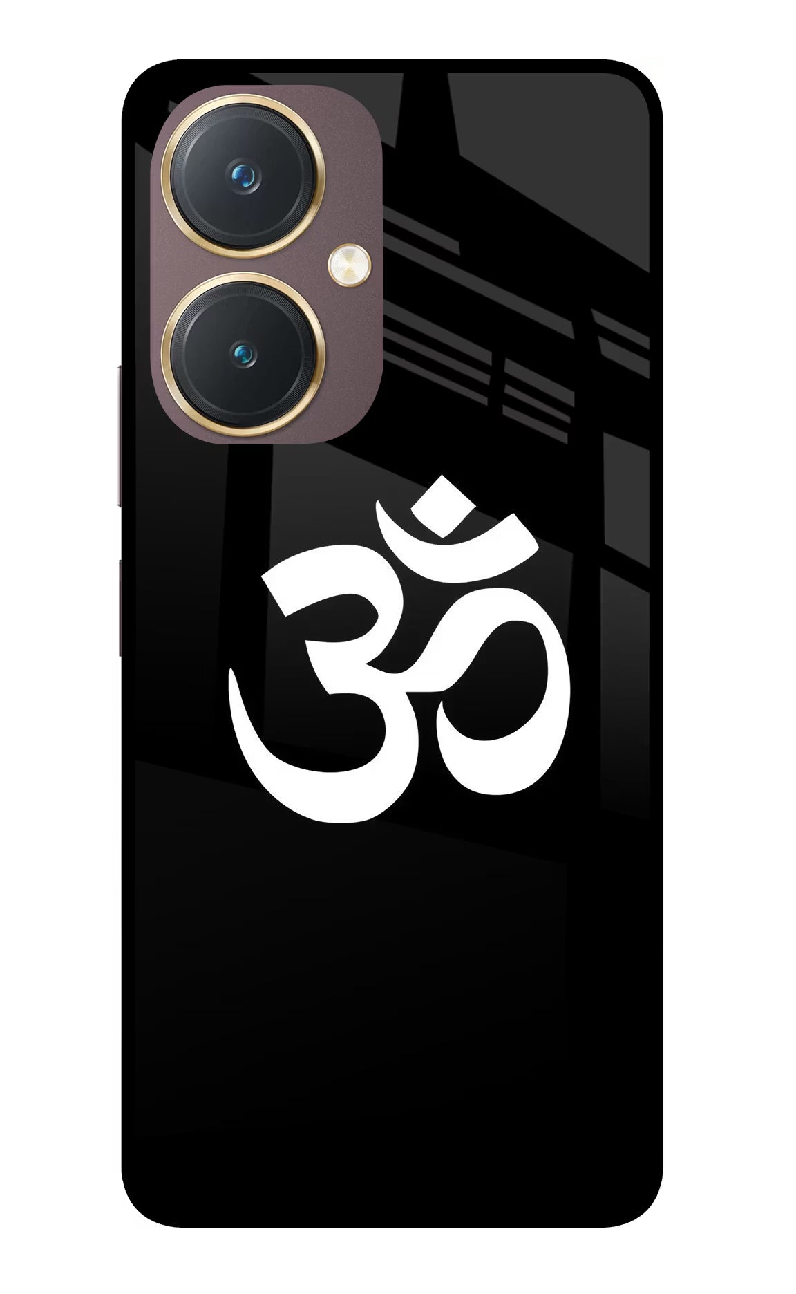 Om Vivo Y27 Glass Case Back Cover by Casekaro