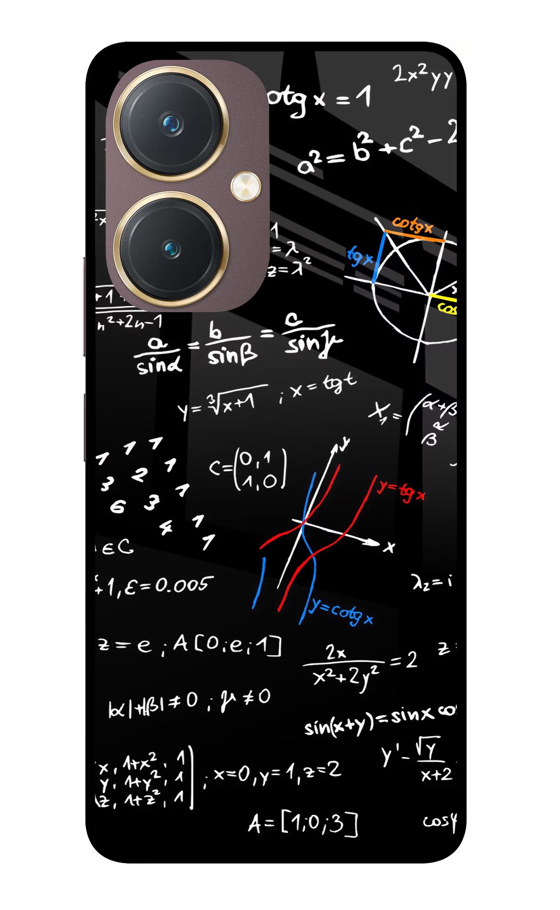 Mathematics Formula Vivo Y27 Glass Case