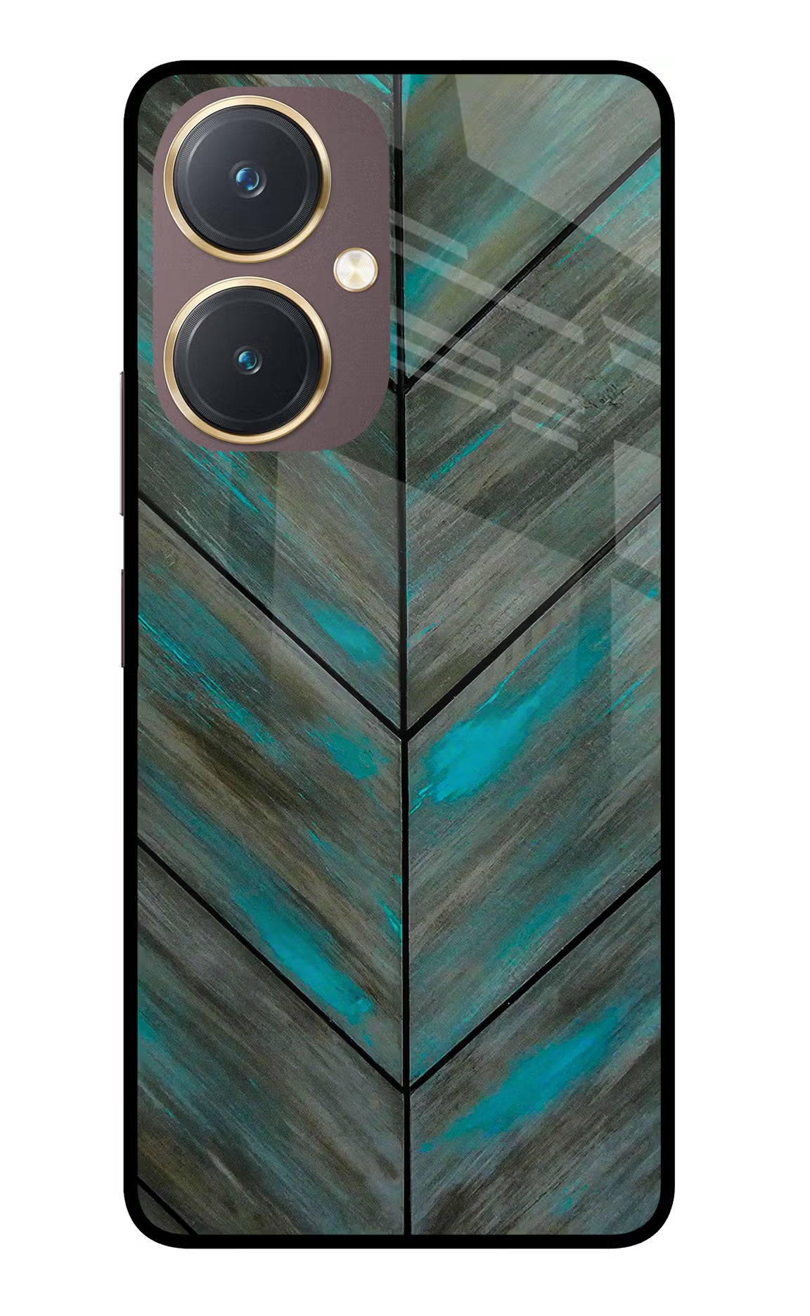 Pattern Vivo Y27 Glass Case Back Cover by Casekaro