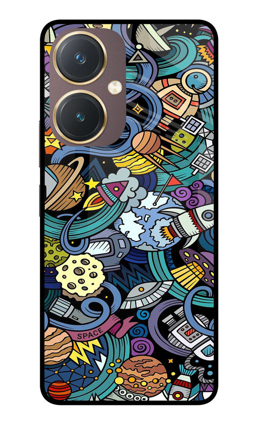 Space Abstract Vivo Y27 Glass Case