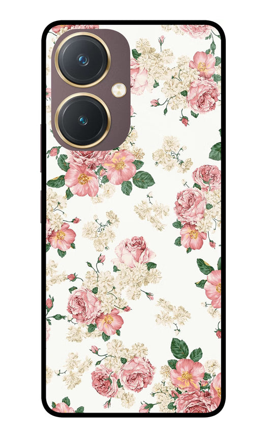 Flowers Vivo Y27 Glass Case