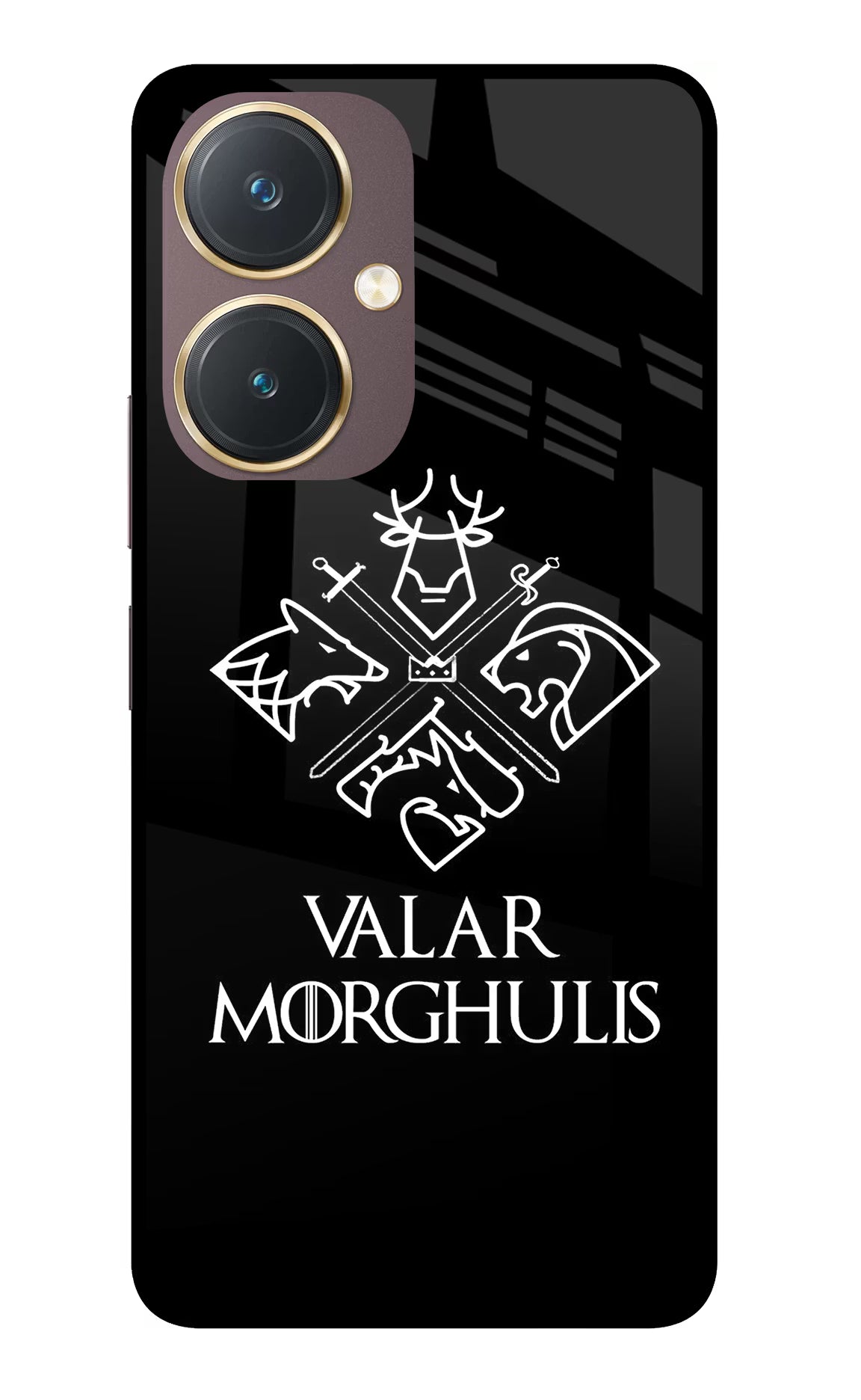 Valar Morghulis | Game Of Thrones Vivo Y27 Glass Case Back Cover by Casekaro