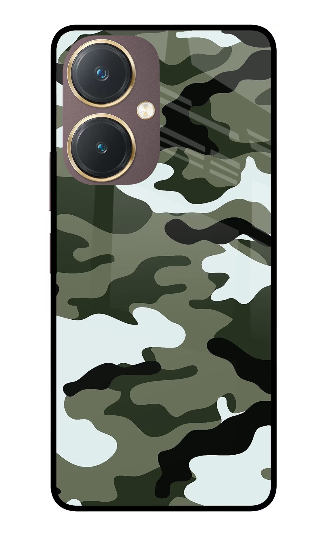 Camouflage Vivo Y27 Glass Case