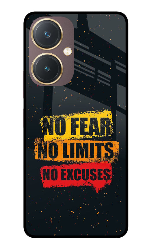 No Fear No Limits No Excuse Vivo Y27 Glass Case